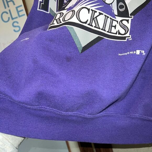 Vintage Purple Colorado Rockies Crewneck - Picture 8 of 8